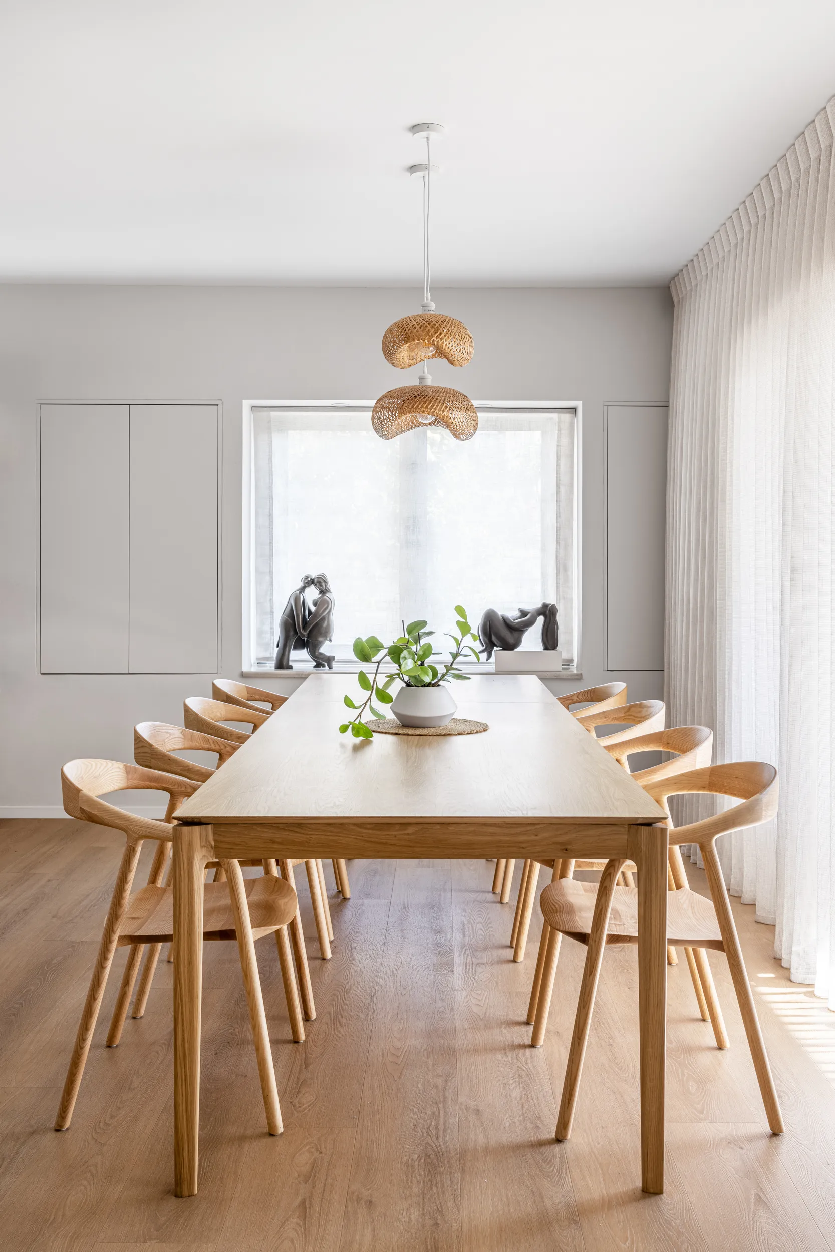 עיצוב אזור אוכל בהוד השרון