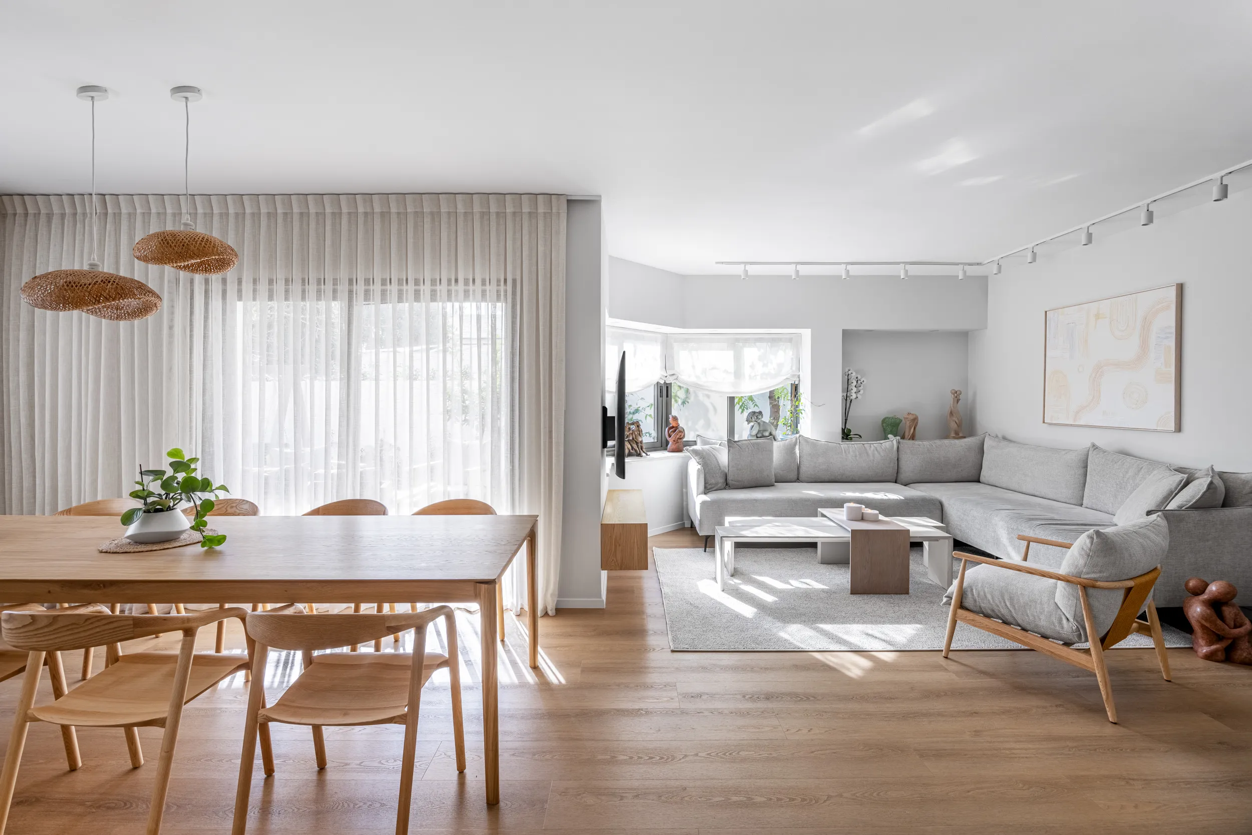 עיצוב סלון בהוד השרון